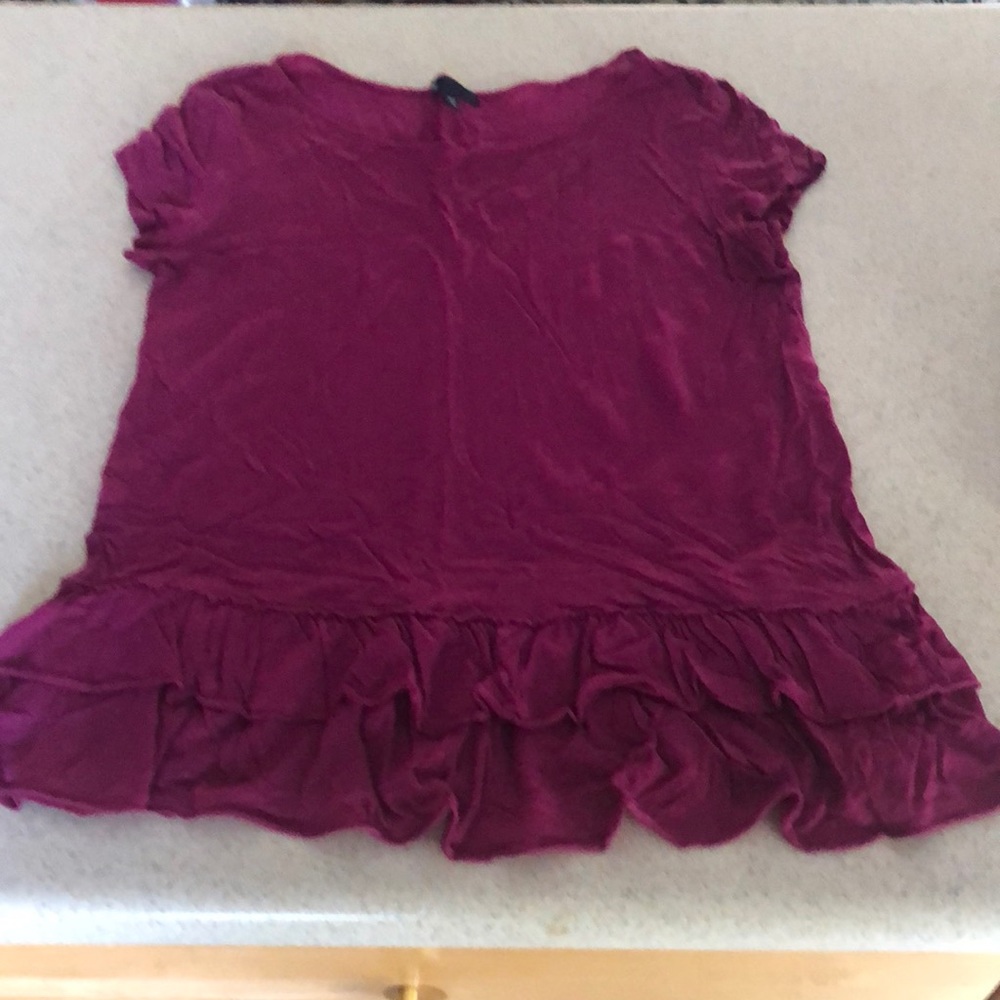 Gap ruffled shirt